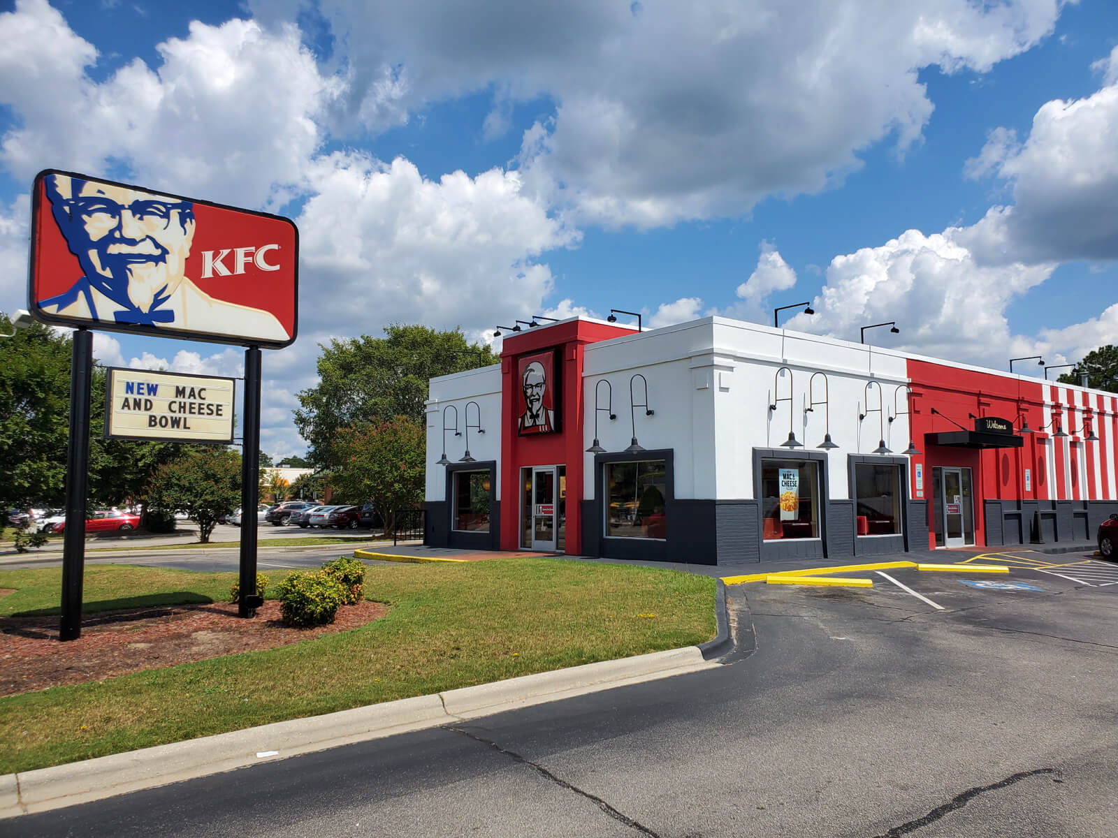 Clouds kentucky fried KFC menu