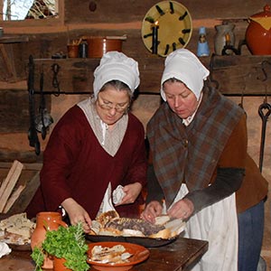 Hearth Cookery at Westmoore Pottery with Eve King and Suzanne Simmons.