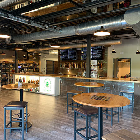 Southern Pines Growler Co. interior