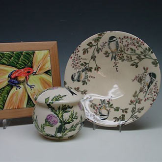 Great Whit Oak Pottery - example of their work.