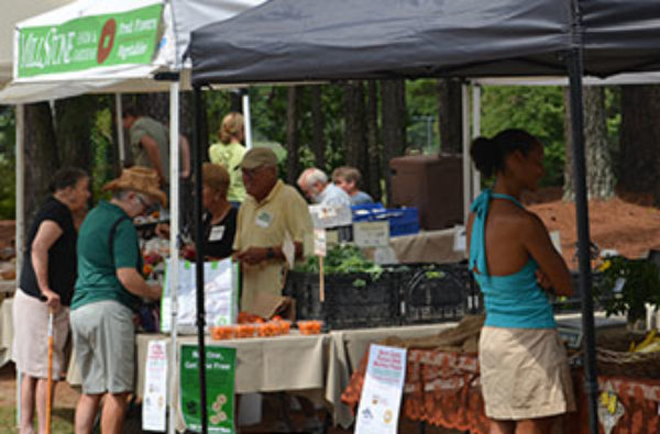 Moore County Farmers Market at the Armory in Southern Pines, NC.
