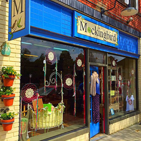 Mockingbird store front.