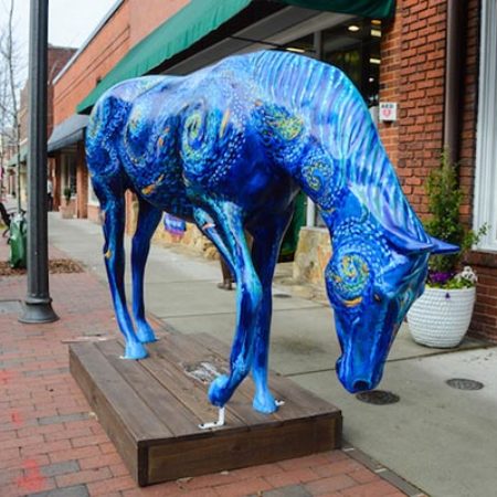 Painted pony in Southern Pines, NC