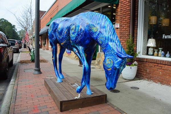 Painted pony in Southern Pines, NC