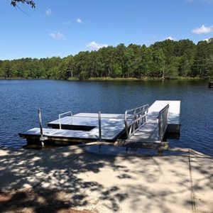 Dock at Reservoir Park in Southern Pines