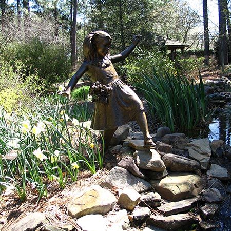 Sculpture in SCC Horticultural Gardens, Pinehurst