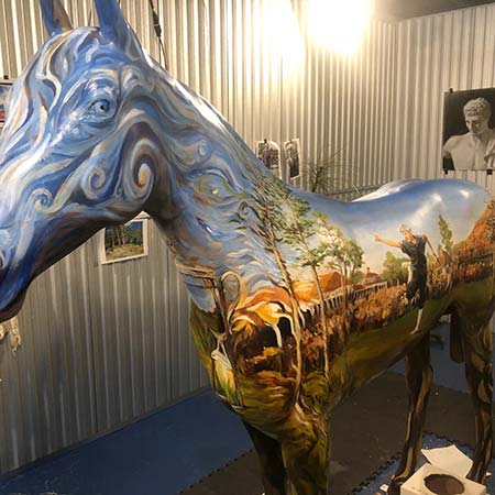 CVB Creates Entry for Painted Ponies Art Walk