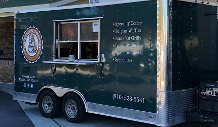 Roasted and Toasted Coffee and Waffles Food Truck