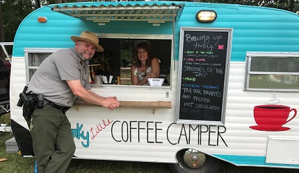 Swanky Little coffee Camper food truck