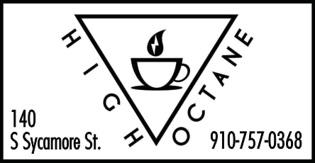 High octane coffee shop logo