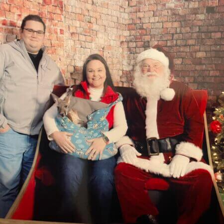 Aloha Safari - Santa with kangaroo