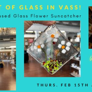 Make your very own Fused Glass Floral Suncatcher!