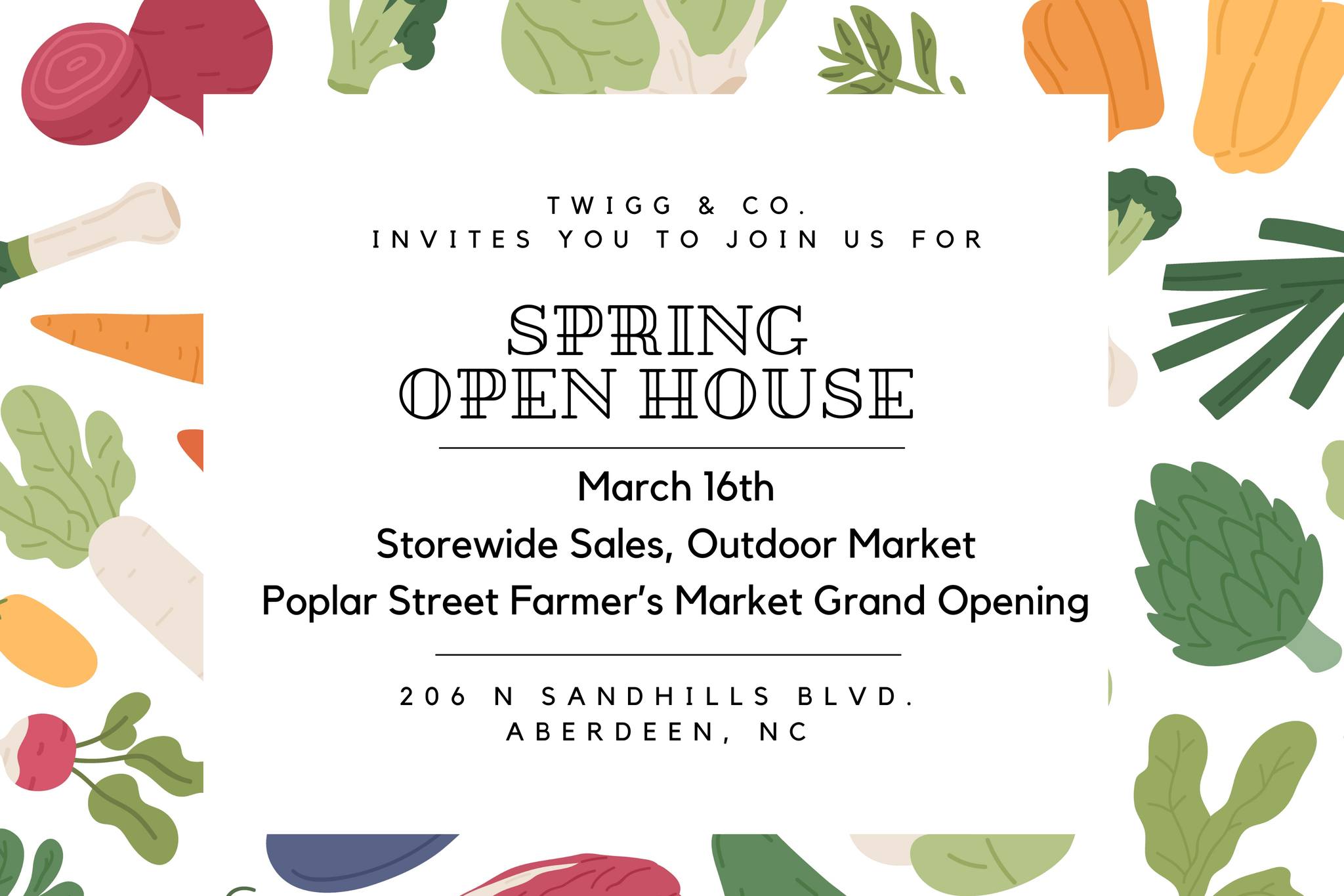 Spring Open House/Poplar Street Market